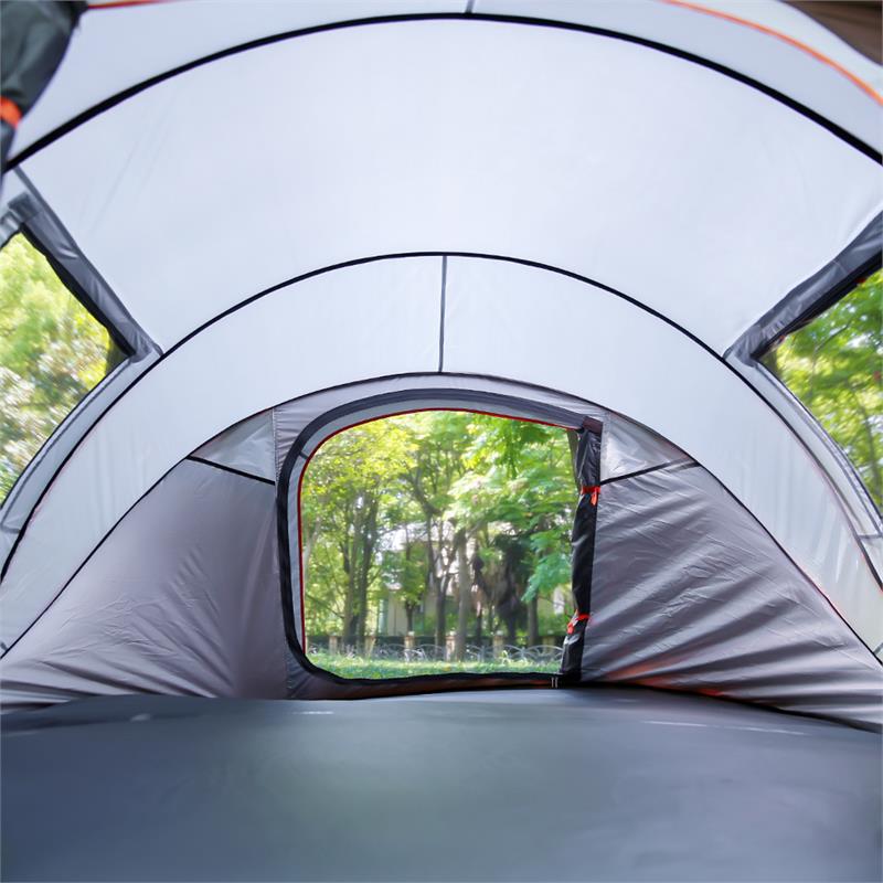Terrui EchoSmile 6.5 ft. x 3.9 ft. White and Brown 4-6 Person Tent