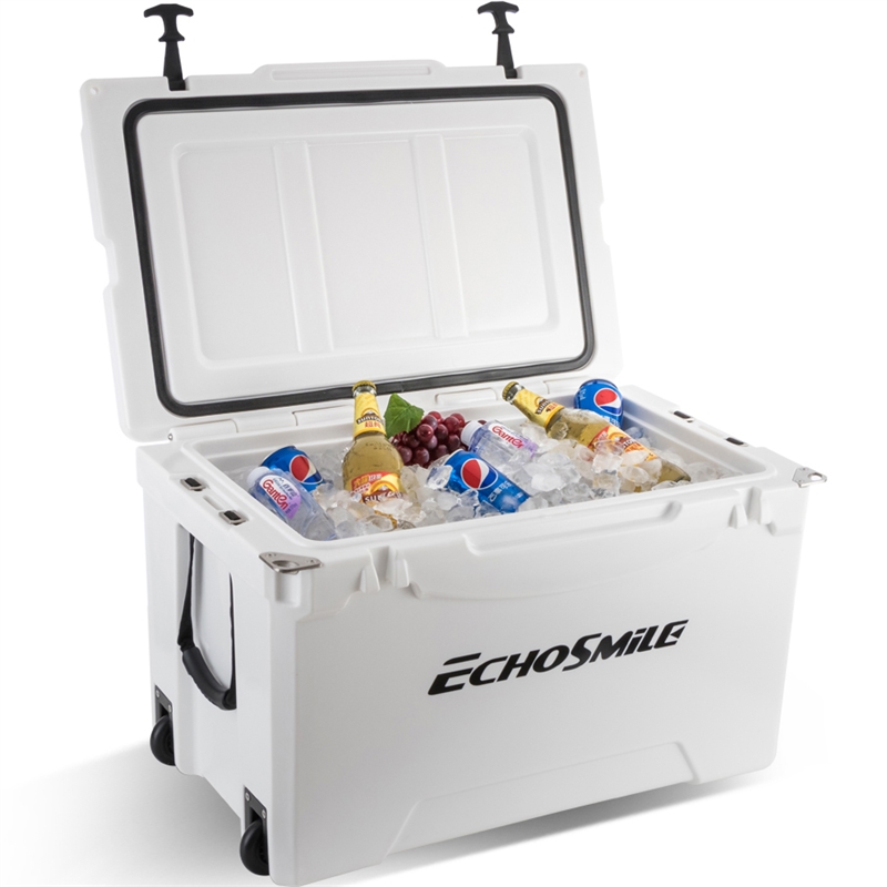 EchoSmile 75 qt. White Rotomolded Cooler