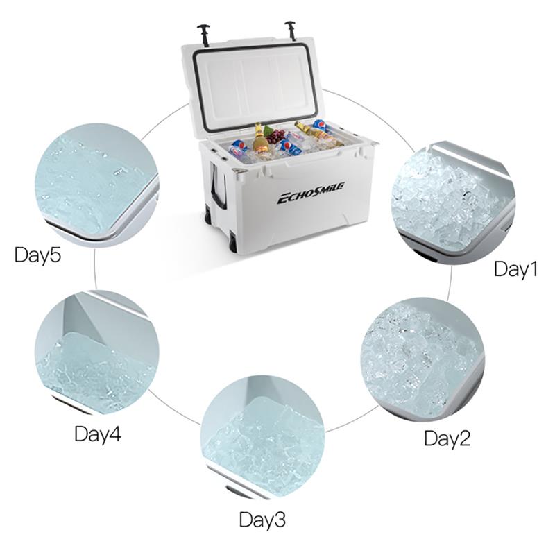 EchoSmile 75 qt. White Rotomolded Cooler
