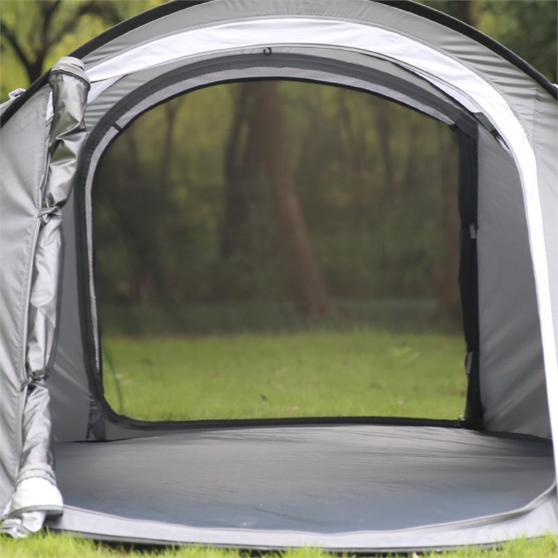 Echosmile 2 Person White And Gray Pop Up Tent