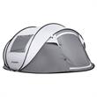 Echosmile 4-6 Person Gray Pop Up Tent