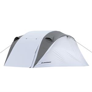 Echosmile 4-6 Person Gray Pop Up Tent With Rain Fly