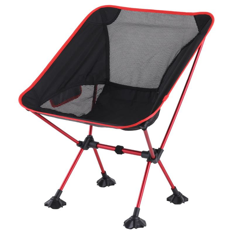 Echosmile Red Collapsible Chair