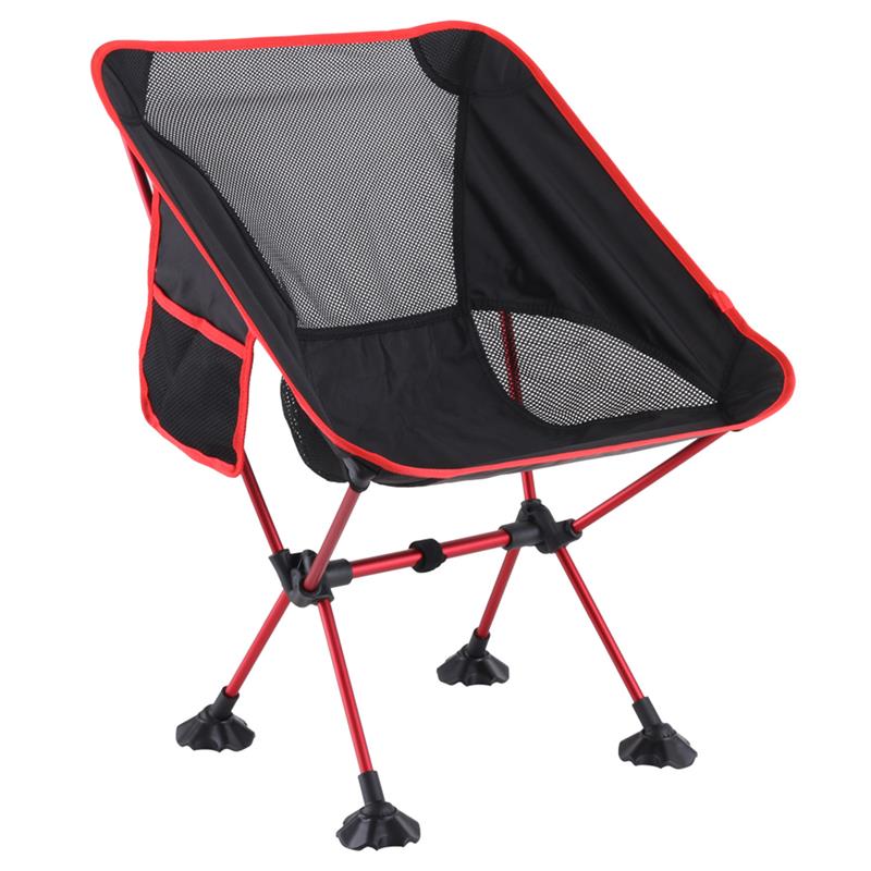 Echosmile Red Collapsible Chair
