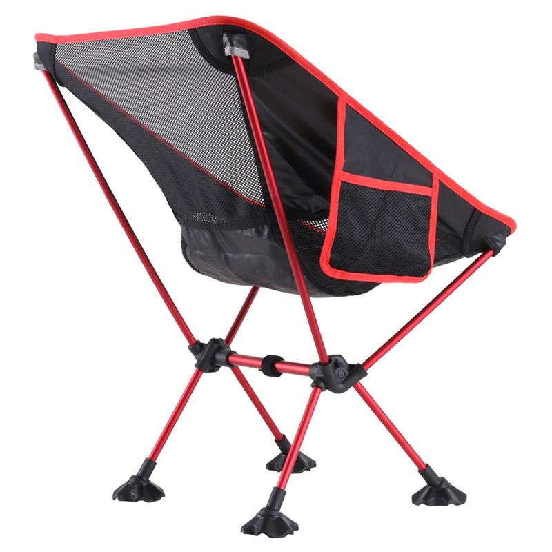 Echosmile Red Collapsible Chair