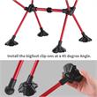 Echosmile Red Collapsible Chair