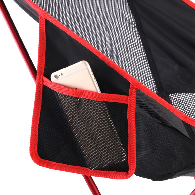 Echosmile Red Collapsible Chair