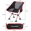 Echosmile Red Collapsible Chair