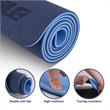 Echosmile 0.24 Inch Blue Yoga Mat