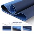 Echosmile 0.24 Inch Blue Yoga Mat
