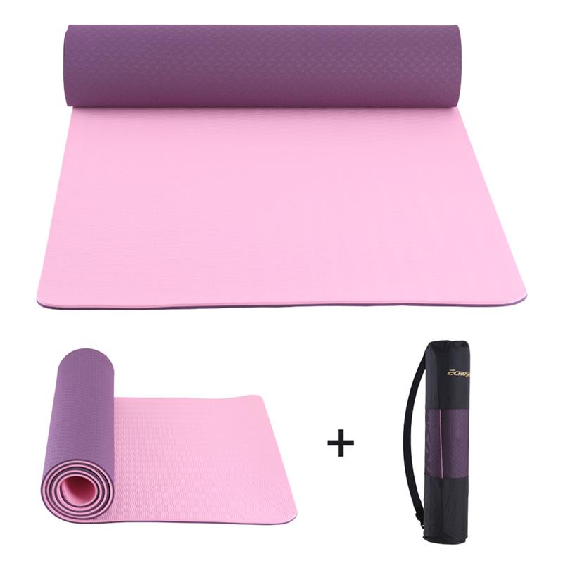 Echosmile 0.31 Inch Purple Yoga Mat