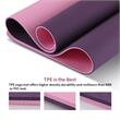 Echosmile 0.31 Inch Purple Yoga Mat