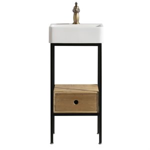 Design Element Group Cassidy 16&quot Single Sink Vanity in Natural