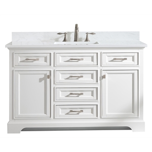 Design Element Group Milano 54&quot Single Vanity in White