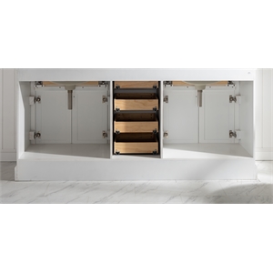 Design Element Group Milano 72&quot Double Vanity in White
