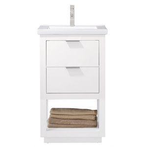 Design Element Group Klein 20&quot Single Sink Vanity in White