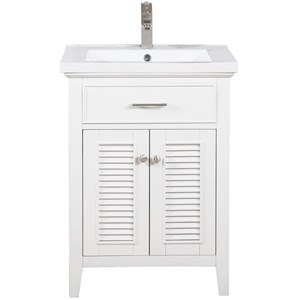 Design Element Group Cameron 24&quot Single Sink Vanity in White
