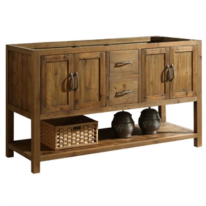 Design Element Austin 60&quot Vanity Base Only in Walnut