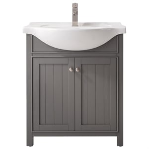 Design Element Marian 30&quot Single Sink Vanity In Gray