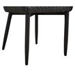 Creative Images International Tufted Side Dining Chair in Dark Gray (Set of 2)