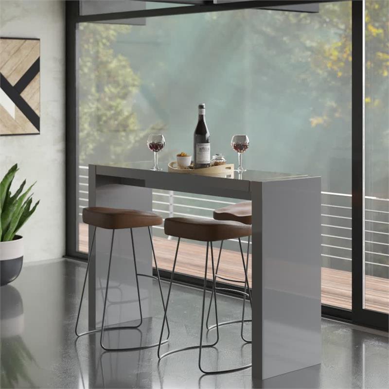 MDF Lacquered Bar Table 60