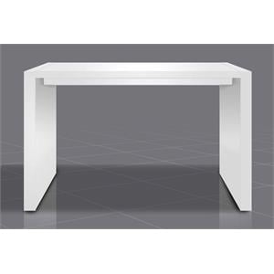 Wood MDF Lacquered Bar Table in White (60&quotX18&quotX40&quotH)