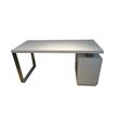 White Wood Lacquer Computer Desk