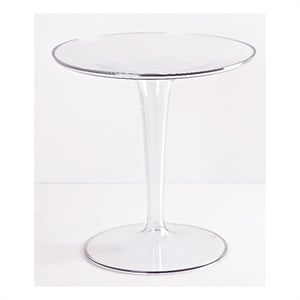 Clear Plastic Side Table