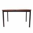 Dining Table with Natural Reclaimed Wood Top