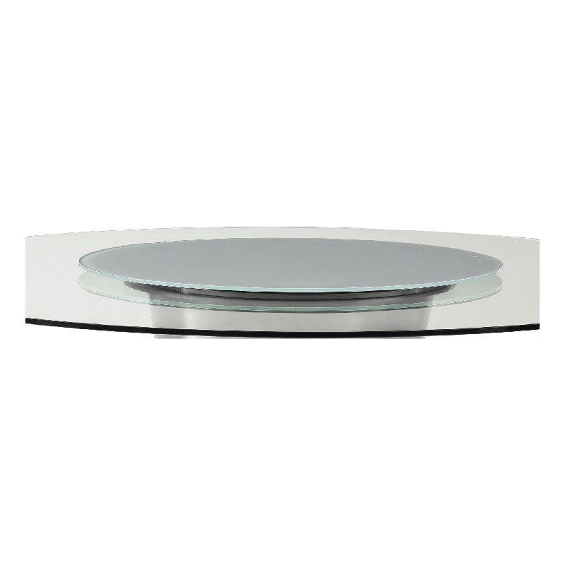 Round Clear Glass Lazy Susan