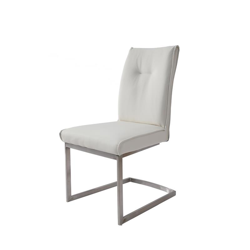 Contemporary PU Leather Dining Chairs (Set of 2)