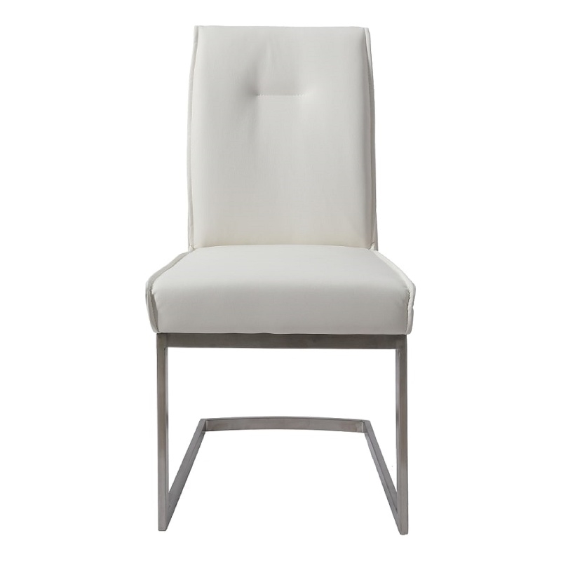 Contemporary PU Leather Dining Chairs (Set of 2)