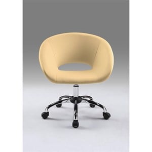 Polyurethane Office Chair with Chrome Base