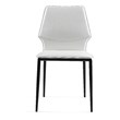 White Plastic PVC Dining Chair (Set of 4)