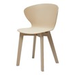 Midcentury Plastic Side Chair in Beige (Set of 4)