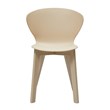 Midcentury Plastic Side Chair in Beige (Set of 4)