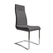 Dining Chair with White Polyurethane seat and Gold Base (Set of 2)
