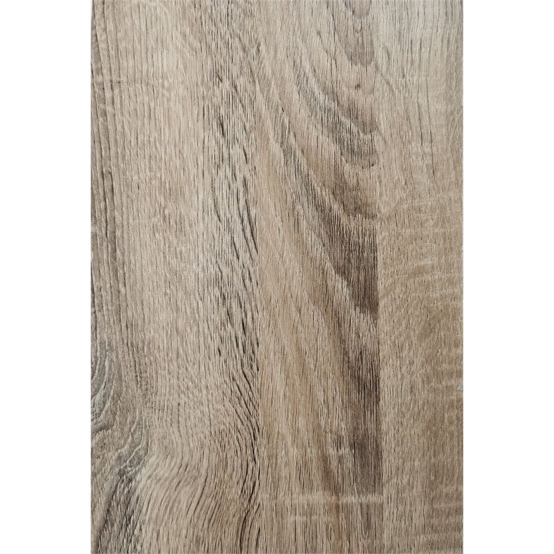 Creative Images International Sonoma Stainless Steel & Wood Dining Table in Oak