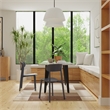 Dark Gray Midcentury Polypropylene Side Chair Set of 4
