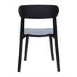 Midcentury Polypropylene Side Chair  Set of 4