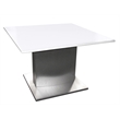 Plain White Marble Top End Table