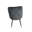 Set of 2 Button Tufted Upholstered Dining Chairs