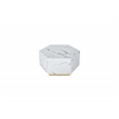 Hexagon MDF Coffee Table in White