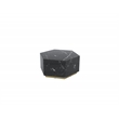 Hexagon MDF Coffee Table in Black