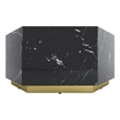 Hexagon MDF Coffee Table in Black