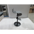 Creative Images International Faux Leather Adjustable Bar Stool in Gray