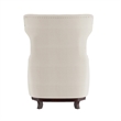Lexicon elegant Adriano Upholstered Wingback Chair in Beige
