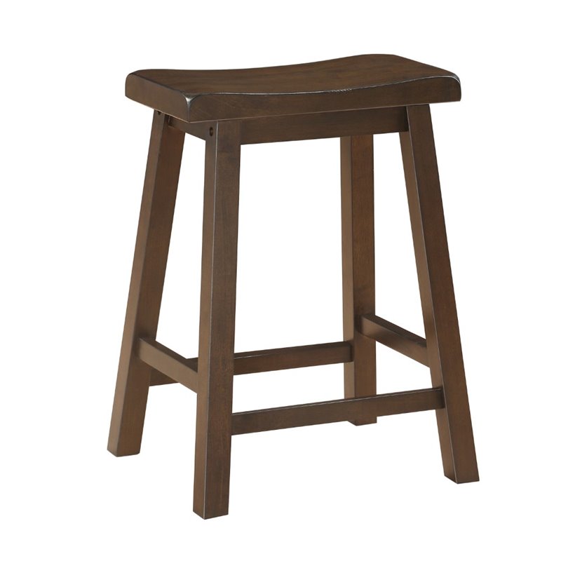 Lexicon Bracknell 3 Piece Wood Counter Height Dining Set in Brown Cherry