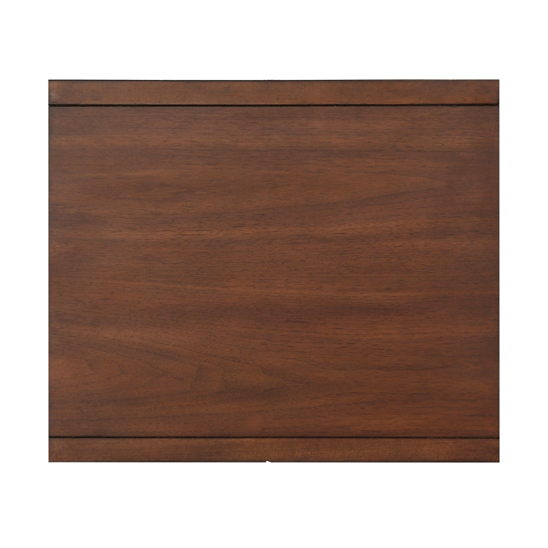 Lexicon Frolic Wood 1 Drawer End Table in Brown