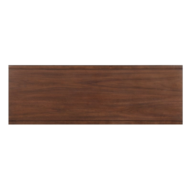 Lexicon Frolic Wood 2 Drawer Console Table in Brown